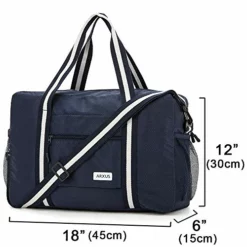 Arxus Travel Lightweight Waterproof Foldable Storage Carry Luggage Duffle Tote Bag (Navy Blue) 11 Arxus Travel Lightweight Waterproof Foldable Storage Carry Luggage Duffle Tote Bag (Navy Blue) -TRAVELPRO Sales 51PkfND20EL