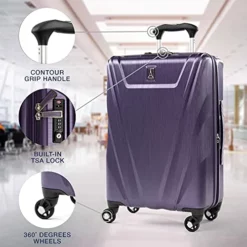 Travelpro Maxlite 5-Hardside 2 Piece Set With Spinner Wheels, Imperial Purple, (21/25) -TRAVELPRO Sales 51QCcmKL4XS