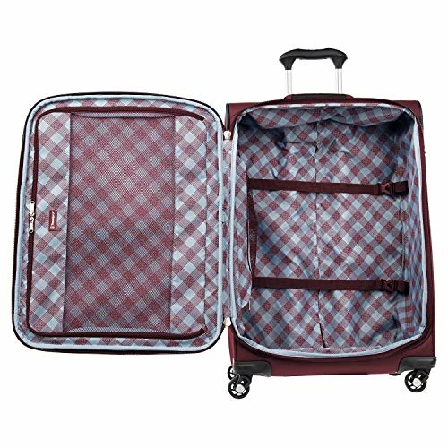 Travelpro Maxlite 5 Softside Expandable Spinner Wheel Luggage, Burgundy, Carry-On 21-Inch 3 Travelpro Maxlite 5 Softside Expandable Spinner Wheel Luggage, Burgundy, Carry-On 21-Inch - Image 3