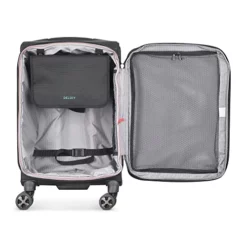 DELSEY Paris Helium DLX Softside Expandable Luggage With Spinner Wheels, Black, Carry On 20 Inch -TRAVELPRO Sales 51Qz9Ojq4GL