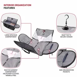 SwissGear Full-Sized Folding Garment Duffel Bag, Heather Grey, Hanging (23-Inch) -TRAVELPRO Sales 51RteCNbsDL