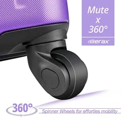 Merax Luggage Set Expandable 3 Piece Sets With TSA Lock, Lightweight Hardside Luggage With Spinner Wheels (Purple) -TRAVELPRO Sales 51STj0oEqqS