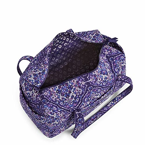 Vera Bradley Women's Cotton Medium Travel Duffel Bag, Regal Rosette, One Size 2 Vera Bradley Women's Cotton Medium Travel Duffel Bag, Regal Rosette, One Size - Image 2