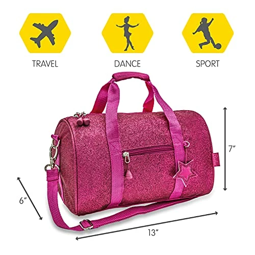 Bixbee Girls' Duffle, Ruby Raspberry 6 Bixbee Girls' Duffle, Ruby Raspberry - Image 6
