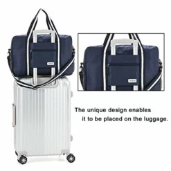 Arxus Travel Lightweight Waterproof Foldable Storage Carry Luggage Duffle Tote Bag (Navy Blue) 10 Arxus Travel Lightweight Waterproof Foldable Storage Carry Luggage Duffle Tote Bag (Navy Blue) -TRAVELPRO Sales 51TA0XEFHyL