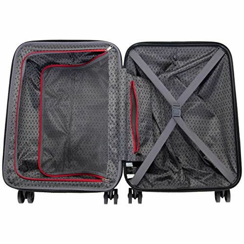 Kenneth Cole Reaction Flying Axis Collection Lightweight Hardside Expandable 8-Wheel Spinner Luggage, Silver, 20-Inch Carry On 7 Kenneth Cole Reaction Flying Axis Collection Lightweight Hardside Expandable 8-Wheel Spinner Luggage, Silver, 20-Inch Carry On - Image 7