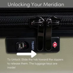 Sherpani Meridian, 22 Inch Travel Hardside Luggage, Durable Hardshell Luggage, Expandable Suitcases With Wheels, Rolling Luggage Carry On, Lightweight Carry On Luggage With Spinner Wheels (Black) 11 Sherpani Meridian, 22 Inch Travel Hardside Luggage, Durable Hardshell Luggage, Expandable Suitcases With Wheels, Rolling Luggage Carry On, Lightweight Carry On Luggage With Spinner Wheels (Black) -TRAVELPRO Sales 51VkjaEFTRL
