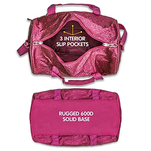 Bixbee Girls' Duffle, Ruby Raspberry 3 Bixbee Girls' Duffle, Ruby Raspberry - Image 3