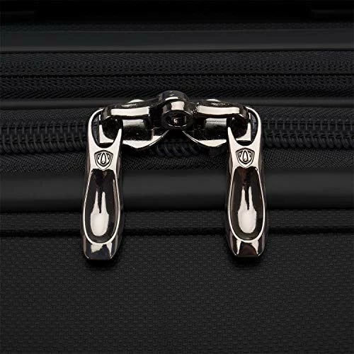 Traveler's Choice Pagosa Indestructible Hardshell Expandable Spinner Luggage, Black, Checked-Medium 26-Inch 2 Traveler's Choice Pagosa Indestructible Hardshell Expandable Spinner Luggage, Black, Checked-Medium 26-Inch - Image 2
