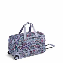Vera Bradley Women's Duffle Luggage Vera Bradley Women S Lighten Up Foldable Duffel Rolling Suitcase Kona Paisley One Size, Kona Paisley, One Size US -TRAVELPRO Sales 51WBcmHYpYL