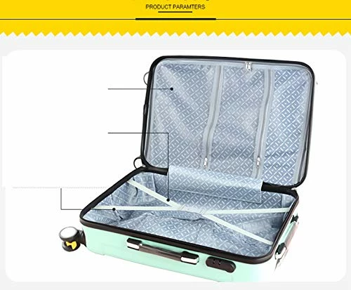26 Inch Trolley Case/Bags Woman Travel Suitcase With Wheels Rolling Carry On Luggage,B,24 6 26 Inch Trolley Case/Bags Woman Travel Suitcase With Wheels Rolling Carry On Luggage,B,24 - Image 6