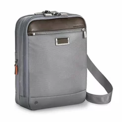 Briggs & Riley @ Work-Expandable Crossbody, Grey, One Size