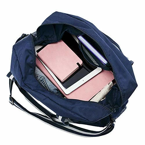 Arxus Travel Lightweight Waterproof Foldable Storage Carry Luggage Duffle Tote Bag (Navy Blue) 3 Arxus Travel Lightweight Waterproof Foldable Storage Carry Luggage Duffle Tote Bag (Navy Blue) - Image 3