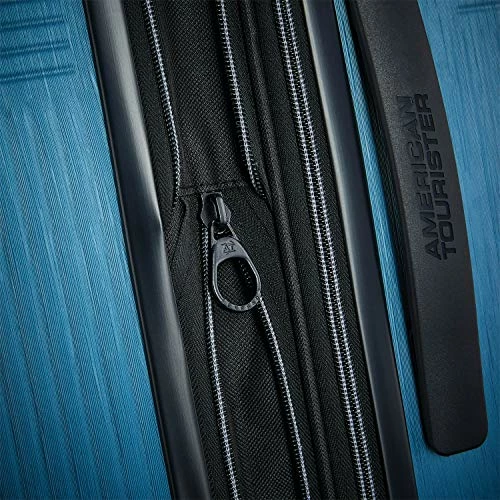 American Tourister Stratum XLT Expandable Hardside Luggage With Spinner Wheels, Blue Spruce, Checked-Medium 25-Inch 4 American Tourister Stratum XLT Expandable Hardside Luggage With Spinner Wheels, Blue Spruce, Checked-Medium 25-Inch - Image 4