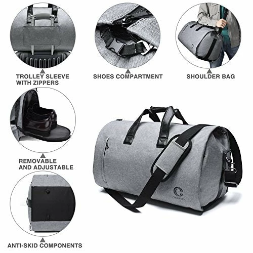 Crospack 45L Suit Garment Bag Shoulder Strap Duffle Travel Foldable Flight Bag 4 Crospack 45L Suit Garment Bag Shoulder Strap Duffle Travel Foldable Flight Bag - Image 4
