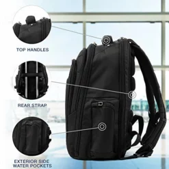 Travelpro Luggage Maxlite 5 17.5" Lightweight Under Seat Laptop Backpack, Black, One Size 8 Travelpro Luggage Maxlite 5 17.5" Lightweight Under Seat Laptop Backpack, Black, One Size -TRAVELPRO Sales 51ZAXCMAQiL