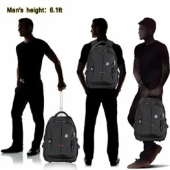 19” Rolling Carry-On Luggage Travel Duffel Bag For Men，Tsa Checkpoint Friendly Wheeled Backpack, -TRAVELPRO Sales 51ZRwOC88IL