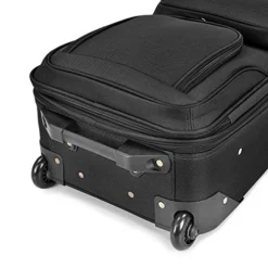 U.S. Traveler Rio Rugged Fabric Expandable Carry-On Luggage Set, Black, 2-Piece -TRAVELPRO Sales 51ZqE07a1HL