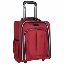 Kenneth Cole Reaction Lincoln Square 16" 1680d Polyester 2-Wheel Underseater Carry-on, Red -TRAVELPRO Sales 51 2BN9CC058L