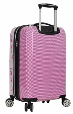 Betsey Johnson Designer 20 Inch Carry On - Expandable (ABS + PC) Hardside Luggage - Lightweight Durable Suitcase With 8-Rolling Spinner Wheels For Women (20in, Flamingo Strut) -TRAVELPRO Sales 51 9qygm73L