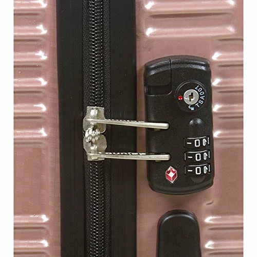 Dejuno Luna Lightweight 3-Piece Hardside Spinner Luggage Set, Blue, One Size 3 Dejuno Luna Lightweight 3-Piece Hardside Spinner Luggage Set, Blue, One Size - Image 3