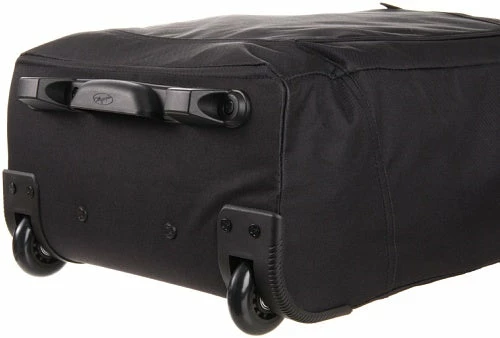 Olympia Luggage Rolling Shopper Tote,Black,One Size 4 Olympia Luggage Rolling Shopper Tote,Black,One Size - Image 4