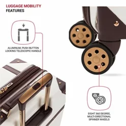 SwissGear 7739 Trunk, Hardside Spinner Luggage (White, Checked-Large 26 Inch) -TRAVELPRO Sales 51bL1M6OzrL