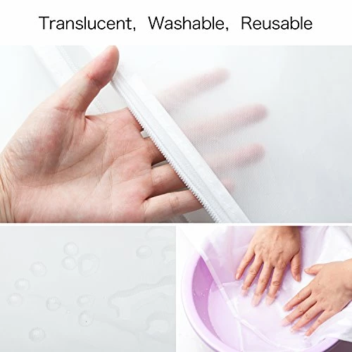 Univivi Hanging Garment Bag 43 Inch Suit Bag For Storage(Set Of 6) Washable Translucent Lightweight Garment Bags For Dress Suits, Jackets, T-Shirt, Sports Coats Etc. 6 Univivi Hanging Garment Bag 43 Inch Suit Bag For Storage(Set Of 6) Washable Translucent Lightweight Garment Bags For Dress Suits, Jackets, T-Shirt, Sports Coats Etc. - Image 6