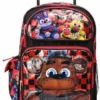 Five Nights At Freddys Bonnie Foxy Chica Large 16" Rollling Backpack