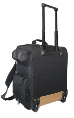 17" Rolling Personal Item Under Seat Luggage For Virgin Australian, Sun Country, Alaska, Delta Airlines (Black) -TRAVELPRO Sales 51c45fbK3GL