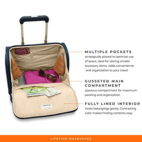 Briggs & Riley Cabin Spinner, Navy 11 Briggs & Riley Cabin Spinner, Navy - Image 11