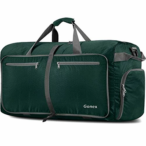 Gonex 150L Travel Duffel Bag Foldable Extra Large Duffle Bag XL Heavy Duty For Men Women For Luggage Shopping Blackish Green 1 Gonex 150L Travel Duffel Bag Foldable Extra Large Duffle Bag XL Heavy Duty For Men Women For Luggage Shopping Blackish Green