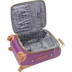 Steve Madden Designer Luggage Collection - Expandable 24 Inch Softside Bag - Durable Mid-sized Lightweight Checked Suitcase With 4-Rolling Spinner Wheels (Global Purple) 10 Steve Madden Designer Luggage Collection - Expandable 24 Inch Softside Bag - Durable Mid-sized Lightweight Checked Suitcase With 4-Rolling Spinner Wheels (Global Purple) -TRAVELPRO Sales 51cZuhAiDxL