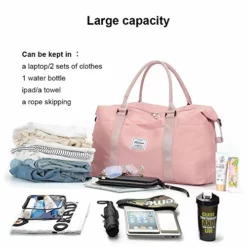 Womens Travel Bags, Weekender Carry On For Women, Sports Gym Bag, Workout Duffel Bag, Overnight Shoulder Bag Fit 15.6 Inch Laptop Pink Large 13 Womens Travel Bags, Weekender Carry On For Women, Sports Gym Bag, Workout Duffel Bag, Overnight Shoulder Bag Fit 15.6 Inch Laptop Pink Large -TRAVELPRO Sales 51df0 riRbL