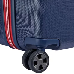 DELSEY Paris Chatelet Hardside 2.0 Luggage With Spinner Wheels, Navy, Checked-26 Inch Trunk, No Brake -TRAVELPRO Sales 51dpQxVBRUL