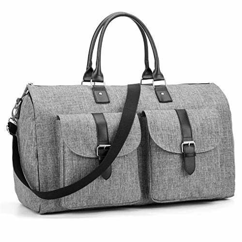 Amzbag Expandable Travel Duffel Bag XXL Capacity Weekender Bag With Leather Handle Suit Carry On 1 Amzbag Expandable Travel Duffel Bag XXL Capacity Weekender Bag With Leather Handle Suit Carry On