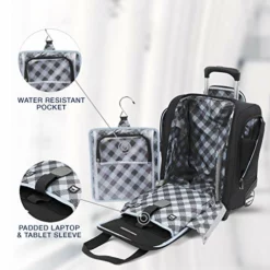 Travelpro Luggage Maxlite 5 15" Lightweight Carry-on Rolling Under Seat Bag, Black -TRAVELPRO Sales 51g bfci2WL