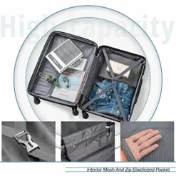 Merax Luggage Set Expandable 3 Piece Sets With TSA Lock, Lightweight Hardside Luggage With Spinner Wheels 11 Merax Luggage Set Expandable 3 Piece Sets With TSA Lock, Lightweight Hardside Luggage With Spinner Wheels -TRAVELPRO Sales 51g6MLB4OmL