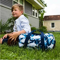 Wildkin Kids Overnighter Duffel Bags For Boys & Girls, Measures 18 X 9 X 9 Inches Duffel Bag For Kids, Carry-On Size & Ideal For School Practice Or Overnight Travel, BPA-free (Sharks) 9 Wildkin Kids Overnighter Duffel Bags For Boys & Girls, Measures 18 X 9 X 9 Inches Duffel Bag For Kids, Carry-On Size & Ideal For School Practice Or Overnight Travel, BPA-free (Sharks) -TRAVELPRO Sales 51ghv3dK7VL