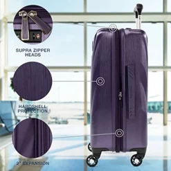 Travelpro Maxlite 5-Hardside 2 Piece Set With Spinner Wheels, Imperial Purple, (21/25) -TRAVELPRO Sales 51h k PPipS
