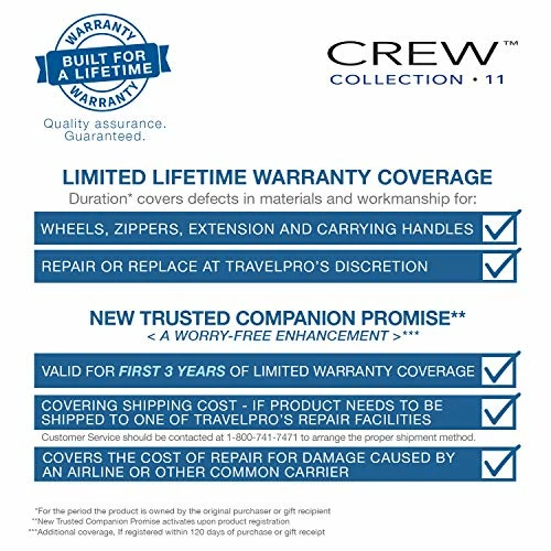 Travelpro Luggage Crew 11 16" Carry-On Rolling Tote Suitcase, Indigo 4 Travelpro Luggage Crew 11 16" Carry-On Rolling Tote Suitcase, Indigo - Image 4