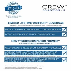 Travelpro Luggage Crew 11 16" Carry-On Rolling Tote Suitcase, Patriot Blue -TRAVELPRO Sales 51i2YTDEssL f970e1b1 d3ae 444a b1d3 c605dd56c062