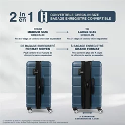 Travelpro Runway 2 Piece Luggage Set, Carry-on & Convertible Medium To Large 28-Inch Check-in Hardside Expandable Luggage, 8 Spinner Wheels, TSA Lock, Hardshell  Suitcase, Teal Blue -TRAVELPRO Sales 51ip1Ixia9L