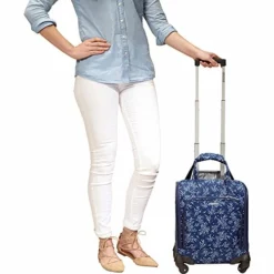 American Tourister Lynnwood 16 Inch Underseat Spinner Carry-On Luggage With Wheels - (Purple Print) -TRAVELPRO Sales 51jjO5g9pDL 4fbc5675 2c21 43e5 95e5 ee2076f1302e