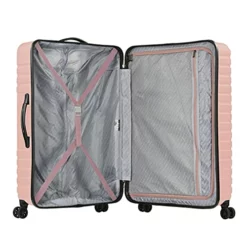 U.S. Traveler Boren Polycarbonate Hardside Rugged Travel Suitcase Luggage With 8 Spinner Wheels, Aluminum Handle, Pink, 2-Piece Set, USB Port In Carry-On 13 U.S. Traveler Boren Polycarbonate Hardside Rugged Travel Suitcase Luggage With 8 Spinner Wheels, Aluminum Handle, Pink, 2-Piece Set, USB Port In Carry-On -TRAVELPRO Sales 51kP69TQp S