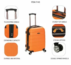 Rockland Melbourne Hardside Expandable Spinner Wheel Luggage, Grey, Carry-On 20-Inch -TRAVELPRO Sales 51kcaNX4UhL