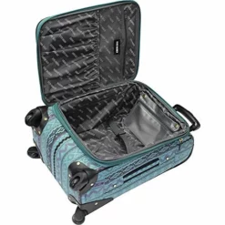 Steve Madden Designer 20 Inch Luggage Collection - Lightweight Softside Expandable Suitcase For Men & Women - Durable Carry On Bag With 4-Rolling Spinner Wheels (Legends Turquoise) -TRAVELPRO Sales 51kkqKyzt L
