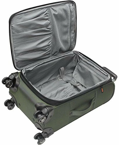 Pathfinder Presidential Designer Luggage Collection - Expandable 29 Inch Softside Bag - Durable Large Lightweight Checked Suitcase With 8-Rolling Spinner Wheels (Olive) 2 Pathfinder Presidential Designer Luggage Collection - Expandable 29 Inch Softside Bag - Durable Large Lightweight Checked Suitcase With 8-Rolling Spinner Wheels (Olive) - Image 2