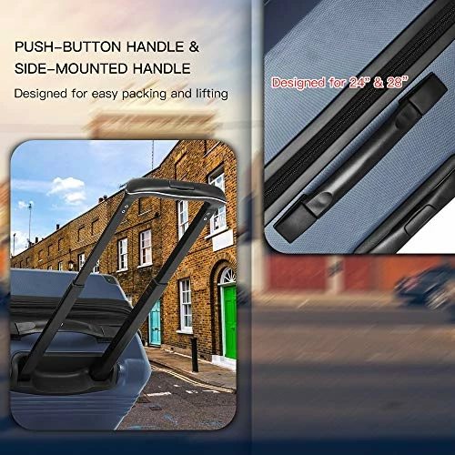 Verdi Luggage Set 3 Piece - Lightweight With USB Port Hardside Carry On Suitcase - Includes Expandable 20 Inch Carry On, 24In/TSA-Approved Lock 28In Checked Bag With 8-Wheel Rolling Spinner 4 Verdi Luggage Set 3 Piece - Lightweight With USB Port Hardside Carry On Suitcase - Includes Expandable 20 Inch Carry On, 24In/TSA-Approved Lock 28In Checked Bag With 8-Wheel Rolling Spinner - Image 4