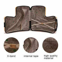 LYNICESHOP 20" Kids Suitcase Luggage Kids Ride On Suitcase Children Travel Suitcase With Sturdy Spinner Wheels, Good Idea For Kids School Suitcase Increase Travel Fun—Orange -TRAVELPRO Sales 51kuWhEbzTL